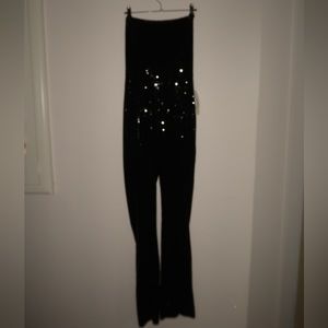 Urban Outfitters Sequin Corset Jumpsuit Size Medium